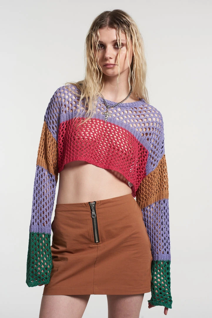 The Ragged Priest Cell Cropped Knit 1 The Ragged Priest Cell Cropped Knit