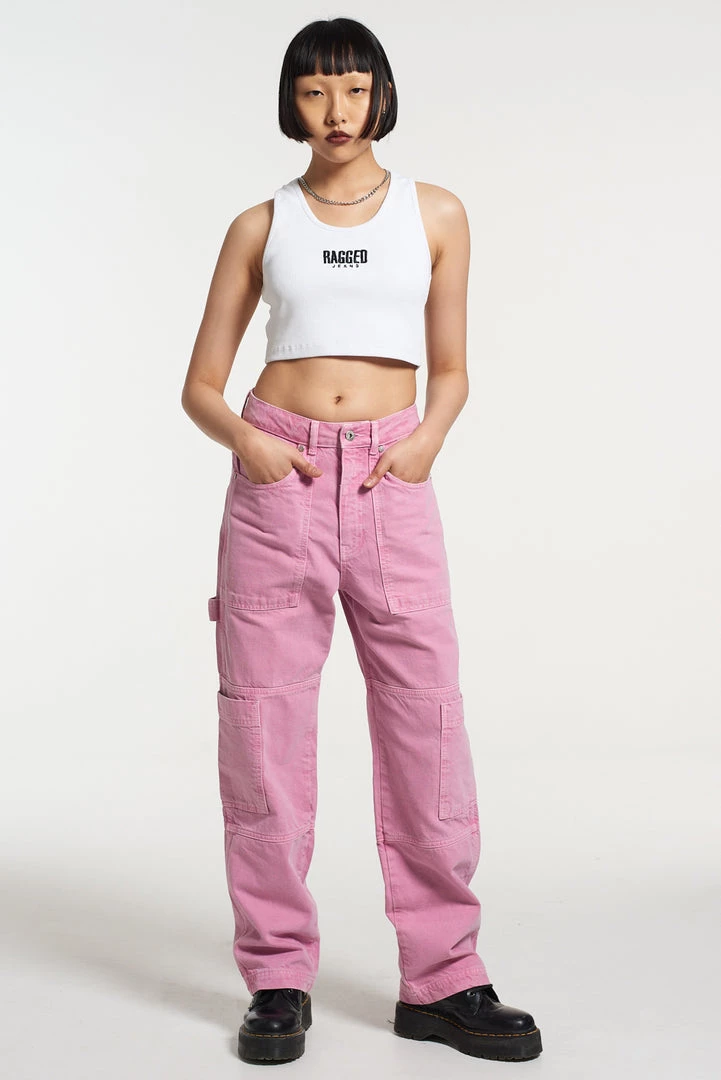 The Ragged Priest Combat Jean Pink 1 The Ragged Priest Combat Jean Pink