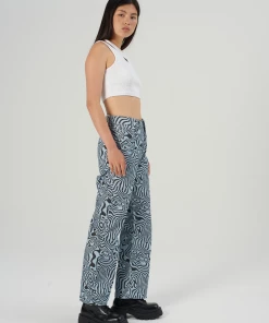 The Ragged Priest Marble Jean - Blue WOMEN'S