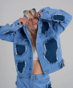 The Ragged Priest Milk It Joleyene Recycled Denim Jacket
