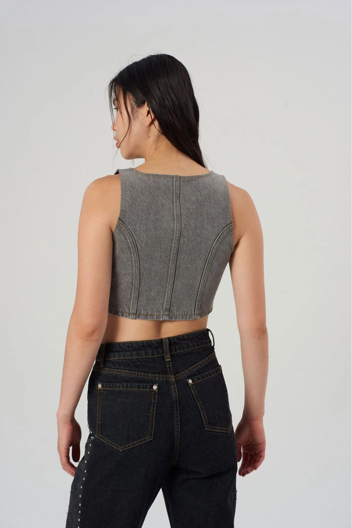 The Ragged Priest Milk It Orb Waistcoat WOMEN'S 4 The Ragged Priest Milk It Orb Waistcoat WOMEN'S