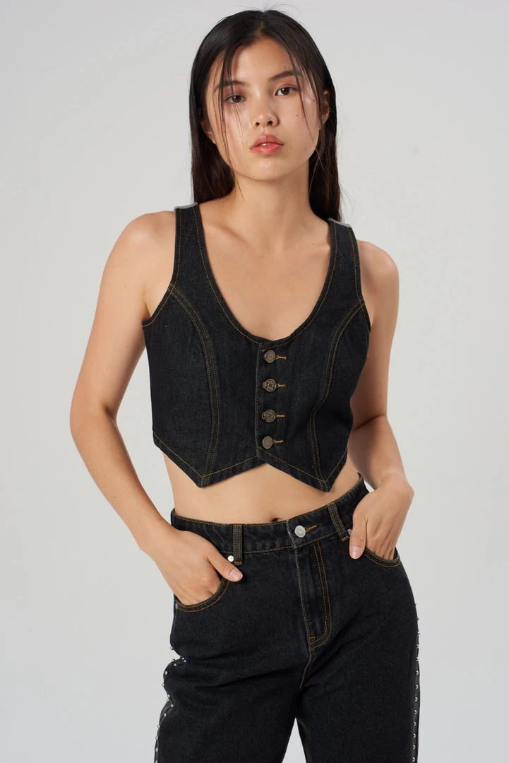 The Ragged Priest Milk It Orb Waistcoat WOMEN'S 1 The Ragged Priest Milk It Orb Waistcoat WOMEN'S