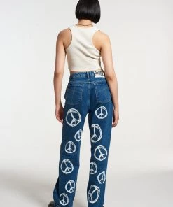 The Ragged Priest Peace Printed Dad Jean