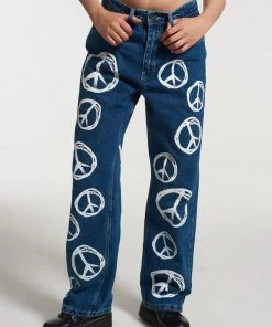 The Ragged Priest Peace Printed Dad Jean