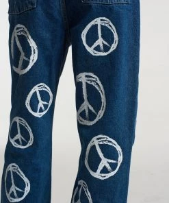 The Ragged Priest Peace Printed Dad Jean
