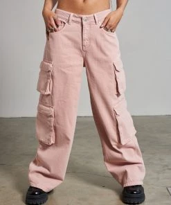 The Ragged Priest Combat Release Jean - Pink
