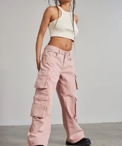 The Ragged Priest Combat Release Jean - Pink