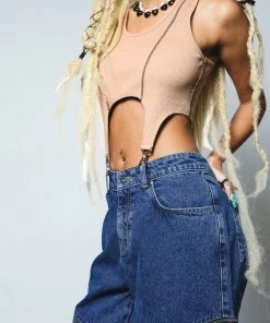 The Ragged Priest Clone Vest - Beige WOMEN'S 8 The Ragged Priest Clone Vest - Beige WOMEN'S