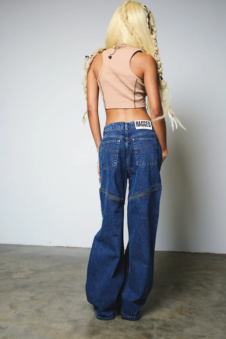 The Ragged Priest Clone Vest - Beige WOMEN'S 6 The Ragged Priest Clone Vest - Beige WOMEN'S