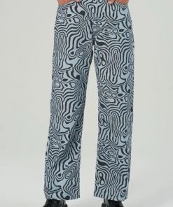 The Ragged Priest Marble Jean - Blue WOMEN'S
