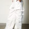The Ragged Priest Cargo Pants White NEW ARRIVALS