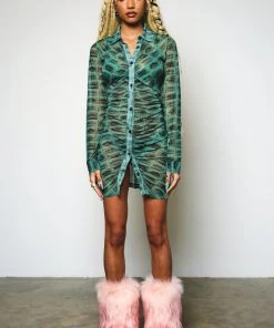 The Ragged Priest WOMEN'S Vocal Mesh Shirt Dress