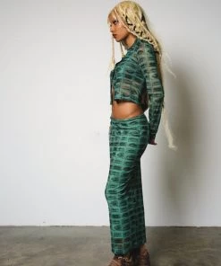 The Ragged Priest Pout Mesh Maxi Skirt 7 The Ragged Priest Pout Mesh Maxi Skirt