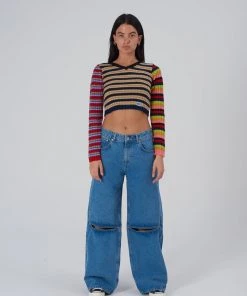 The Ragged Priest WOMEN'S Release Jean - Knee Cut