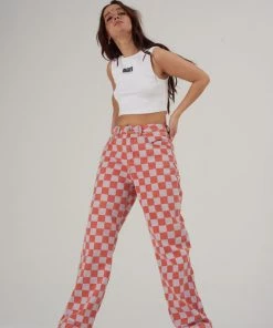 The Ragged Priest Rook Jean Red & Purple