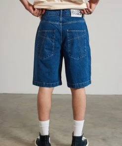 The Ragged Priest Racer Denim Shorts
