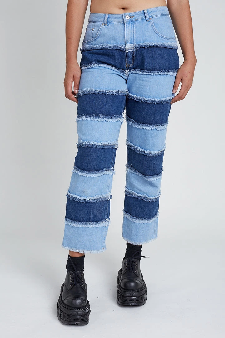 The Ragged Priest WOMEN'S Infringement Jean - Blue 4 The Ragged Priest WOMEN'S Infringement Jean - Blue