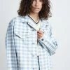 The Ragged Priest Kickers Classics Gingham Denim Jacket WOMEN'S