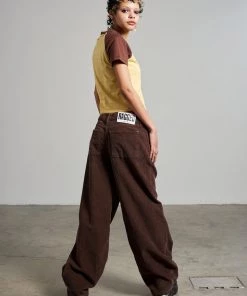 The Ragged Priest Cord Release Jean - Brown WOMEN'S