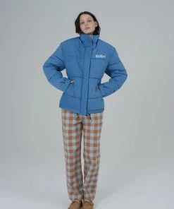 The Ragged Priest Kickers Classics Blue Denim Puffer WOMEN'S