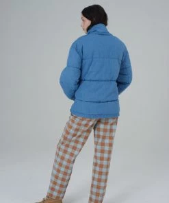 The Ragged Priest Kickers Classics Blue Denim Puffer WOMEN'S