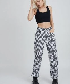 The Ragged Priest Wave Jean - White WOMEN'S