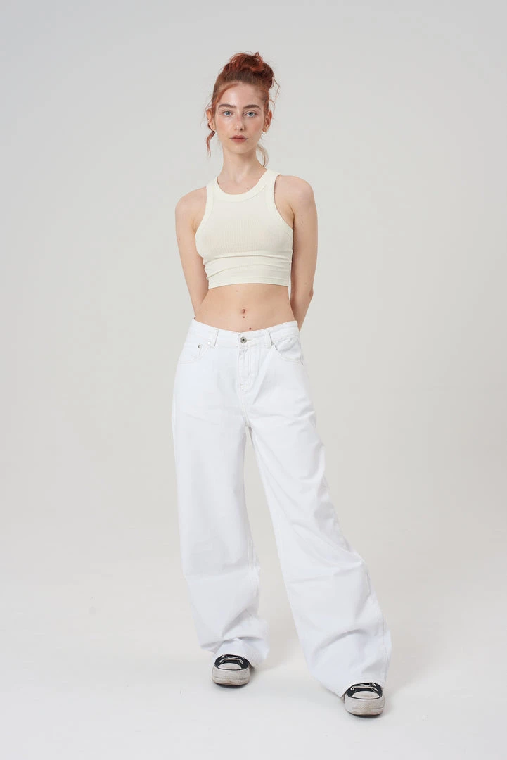 The Ragged Priest Release Jean - White WOMEN'S 3 The Ragged Priest Release Jean - White WOMEN'S