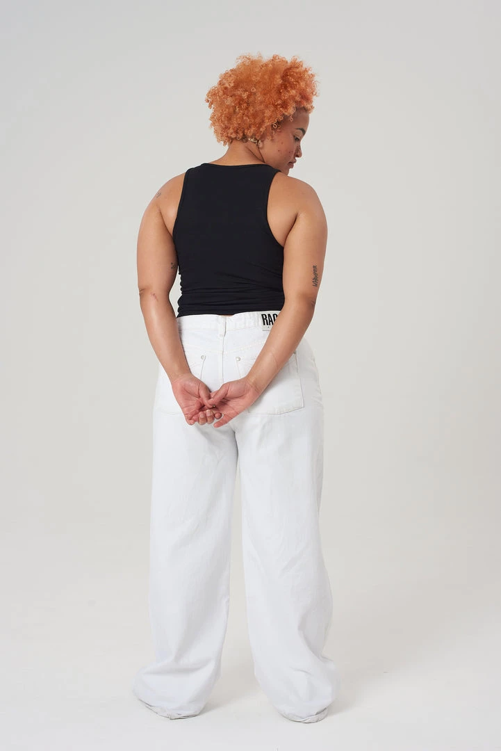 The Ragged Priest Release Jean - White WOMEN'S 8 The Ragged Priest Release Jean - White WOMEN'S