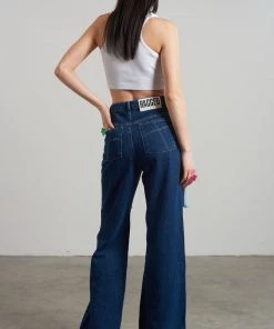 The Ragged Priest Rubic Baggy Jean Blue WOMEN'S