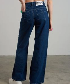 The Ragged Priest Rubic Baggy Jean Blue WOMEN'S