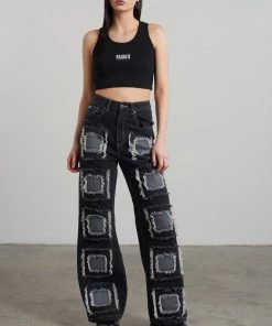 The Ragged Priest WOMEN'S Rubic Baggy Jean Charcoal