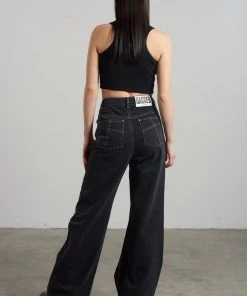 The Ragged Priest WOMEN'S Rubic Baggy Jean Charcoal