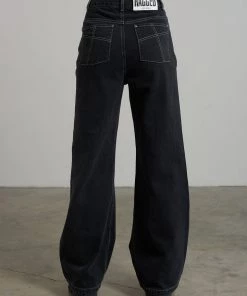 The Ragged Priest WOMEN'S Rubic Baggy Jean Charcoal