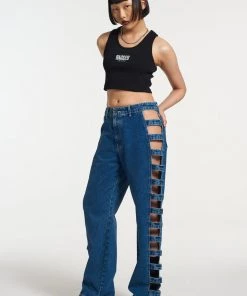 The Ragged Priest Clouded Cut Out Dad Jean