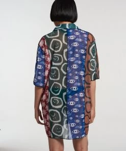 The Ragged Priest NEW ARRIVALS Stranded Mesh Shirt Dress 9 The Ragged Priest NEW ARRIVALS Stranded Mesh Shirt Dress