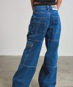 The Ragged Priest WOMEN'S Zip Sweeper Jean - Blue 13 The Ragged Priest WOMEN'S Zip Sweeper Jean - Blue