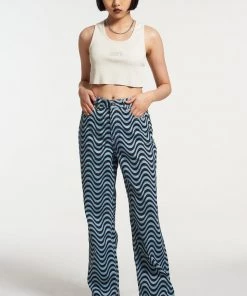 The Ragged Priest Wave Jean - Blue WOMEN'S