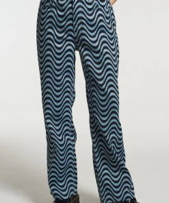 The Ragged Priest Wave Jean - Blue WOMEN'S