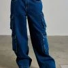 The Ragged Priest Combat Release Jean - Blue WOMEN'S