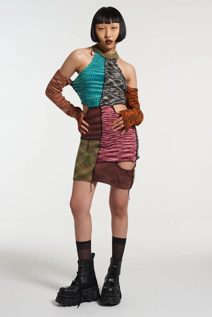 The Ragged Priest Peacekeeper Patchwork Dress NEW ARRIVALS 2 The Ragged Priest Peacekeeper Patchwork Dress NEW ARRIVALS