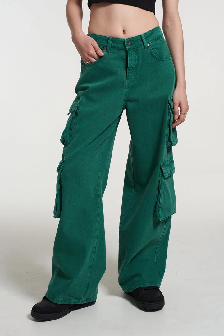 The Ragged Priest NEW ARRIVALS Combat Release Jean - Green 1 The Ragged Priest NEW ARRIVALS Combat Release Jean - Green