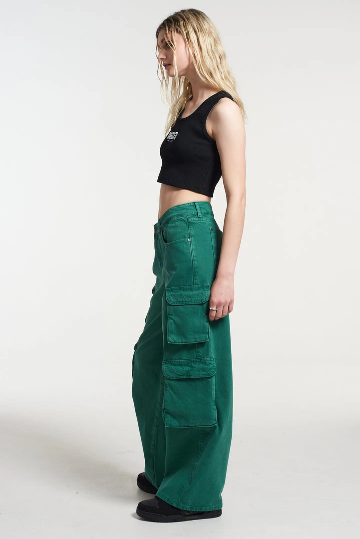 The Ragged Priest NEW ARRIVALS Combat Release Jean - Green 3 The Ragged Priest NEW ARRIVALS Combat Release Jean - Green