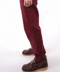 The Ragged Priest Kickers Classics Mens Burgundy Pants