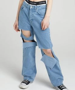 The Ragged Priest Awaken Jean - Light Blue WOMEN'S