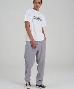 The Ragged Priest MEN'S Kickers Classics White Print And Embroidery Tee