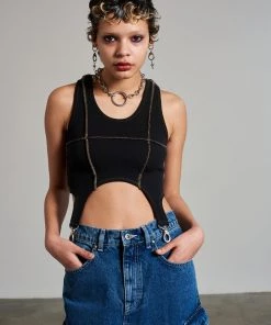 The Ragged Priest WOMEN'S Clone Vest - Black