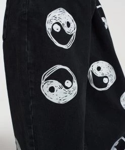 The Ragged Priest Yin Yang Printed Release Jean Charcoal NEW ARRIVALS