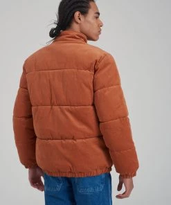 The Ragged Priest Kickers Classics Rust Cord Puffer Jacket
