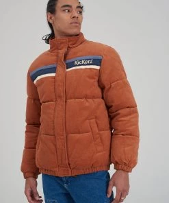 The Ragged Priest Kickers Classics Rust Cord Puffer Jacket